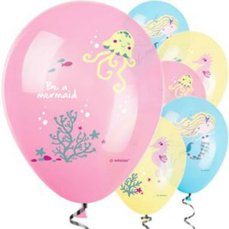 Be a Mermaid Balloons I Pastel Mermaid Party Decorations I My Dream Party Shop UK