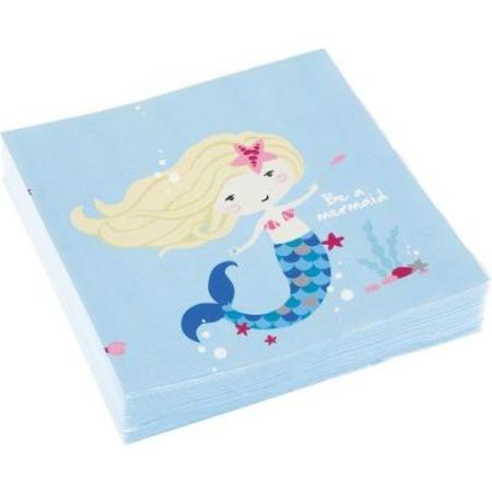 Be A Mermaid Napkins I Pastel Mermaid Party Supplies I My Dream Party Shop I UK