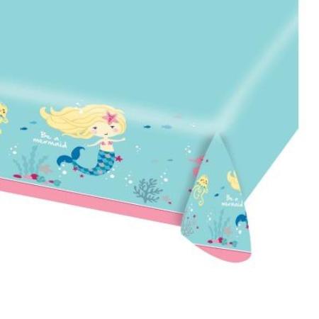 Be A Mermaid Table Cover I Mermaid Party Tableware I My Dream Party Shop UK