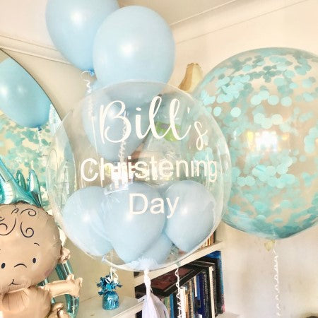 Personalised Bubble Balloon and Matching Balloon Bouquet I Collection Ruislip I My Dream Party Shop