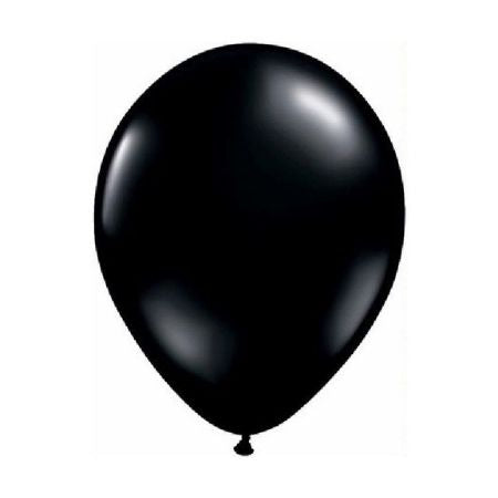 Black Onyx 11 Inch Latex Balloons Qualatex I Black Party Supplies I My Dream Party Shop