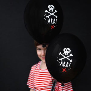 Skull and Crossbone Pirate Balloons I Pirate Party Balloons I My Dream Party Shop UK