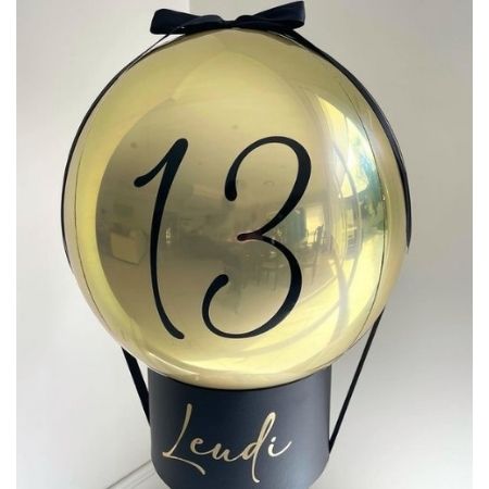 White Gold Money Balloon I Surprise Pop Up Balloon Gifts I My Dream Party Shop