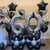 Black and Silver 60th Birthday Number Columns for Collection Ruislip I My Dream Party Shop