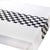 Black and White Checkered Tablerunner I Formula One Party Supplies I My Dream Party Shop UK