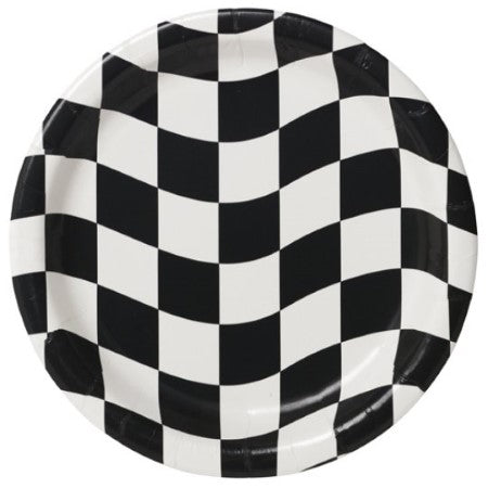 Formula One Checkered Plates I Boy Racer Party Decorations I My Dream Party Shop