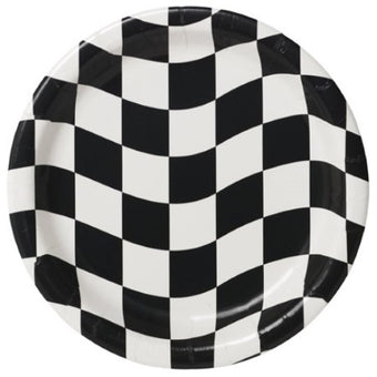 Formula One Chequered Plates I Boy Racer Party I My Dream Party Shop