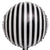 Black and White Striped Foil Balloon I Monochrome Party I My Dream Party Shop UK