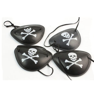 Skull and Crossbone Black Pirate Eye Patch I Pirate Party Bag Favours I My Dream Party Shop I UK