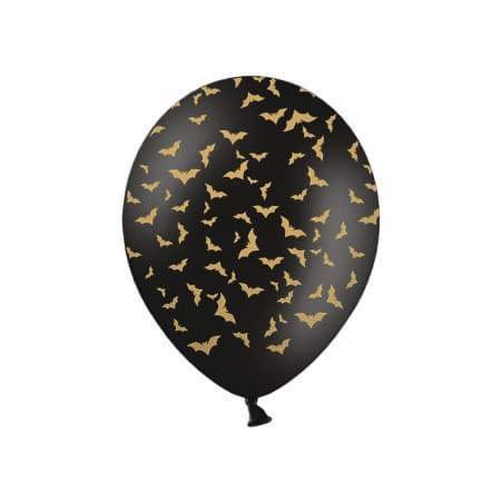 Black and Gold Bat Halloween Balloons I Modern Halloween Party I My Dream Party Shop I UK