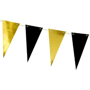 Mini Black and Gold Bunting I Garlands and Bunting I My Dream Party Shop I UK
