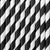 Black and White Striped Straws I Cool Party Tableware I My Dream Party Shop I UK