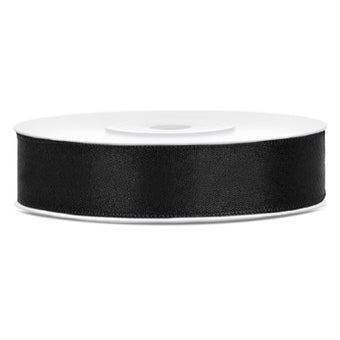 Black Satin Ribbon I Party Accessories and Decorations I My Dream Party Shop I UK