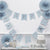 Blue and Silver Happy Birthday Garland I Modern Blue Party Decorations I UK
