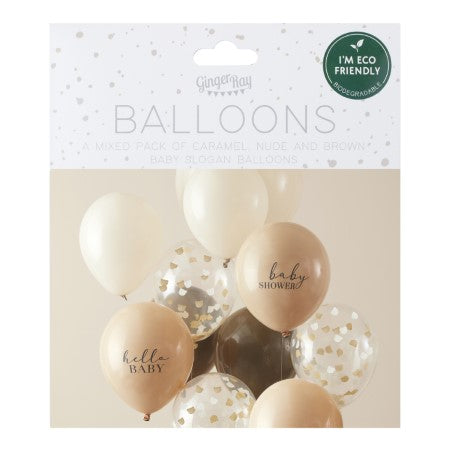 Nude Baby Shower Balloons I Boho Themed Baby Shower Decorations I My Dream Party Shop