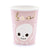 Boo Pink and Black Halloween Cups I Cool Halloween Party Cups I My Dream Party Shop I UK