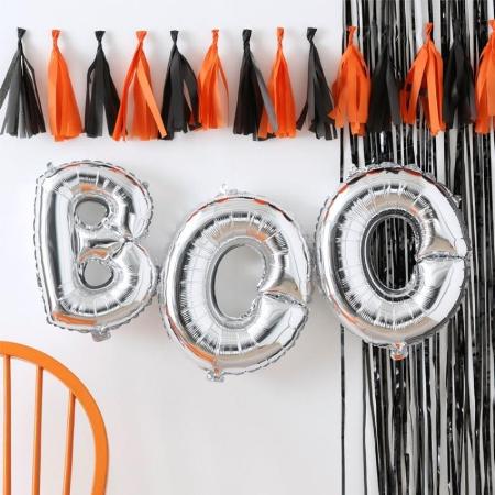 Silver Halloween Boo Balloons I Halloween Party Decorations I My Dream Party Shop I UK