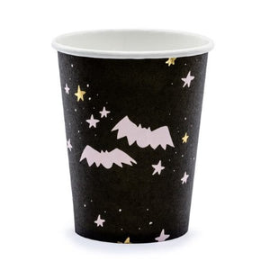 Boo Pink and Black Halloween Cups I Modern Halloween Party Supplies I My Dream Party Shop I UK