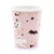 Boo Pink and Black Halloween Cups I Cool Halloween Party Supplies I My Dream Party Shop I UK