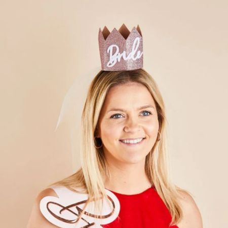 Rose Gold Bride Crown I Hen Party Supplies I My Dream Party Shop UK