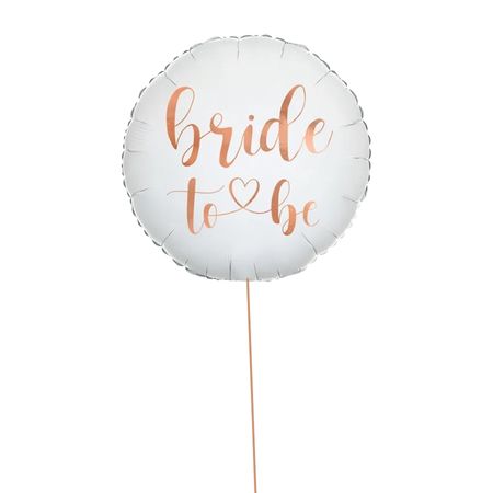 Rose Gold Bride To Be Hen Party Balloon Sets (Helium Inflated for Collection)