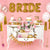 Gold Bride Balloon Bunting I Stylish, Modern Hen Party Decorations I UK