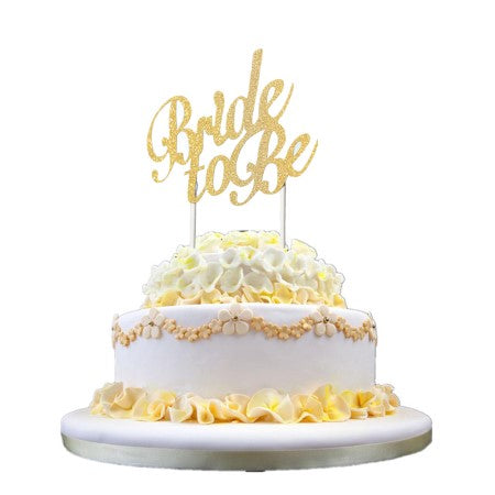 Gold Bride To Be Cake Topper I Hen Party Decorations I My Dream Party Shop I UK