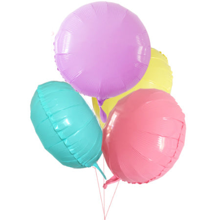 Candy Pastel Foil Balloons x 5 I Cool Party Balloons I My Dream Party Shop I UK