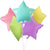 Pastel Star Foil Balloons I Set of 10 Cool Foil Balloons I My Dream Party Shop I UK