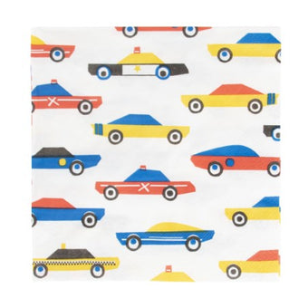 Car Party Napkins by My Little Day I Car Birthday Party Supplies I My Dream Party Shop UK