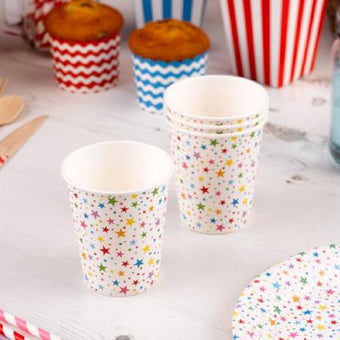 Rainbow Star Cups I Rainbow Party Tableware I My Dream Party Shop I UK