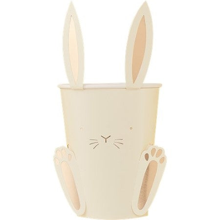 Carrot Crunch Pastel Easter Bunny Cups I Easter Party Tableware I UK