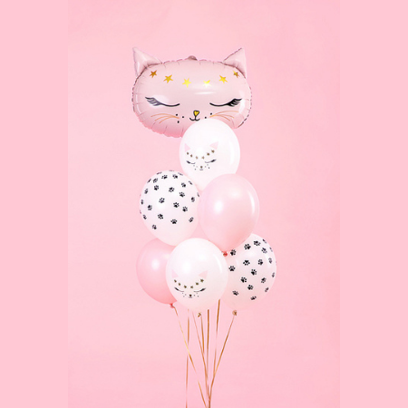 Pink Cat Latex Balloons I Pink Cat Party Decorations I My Dream Party Shop