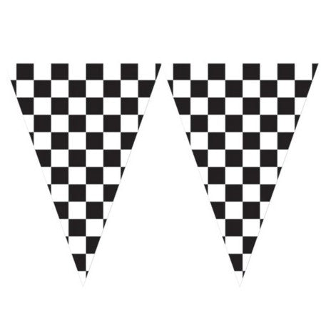 Giant Checkered Bunting I Racing Party Decorations I My Dream Party Shop