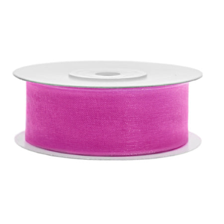 Pretty Dark Pink Chiffon Ribbon I Party Accessories I My Dream Party Shop I UK
