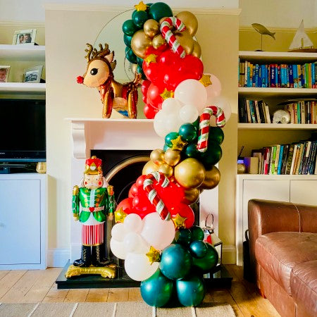 Christmas Balloon Garland I Balloons for Collection Ruislip I My Dream Party Shop