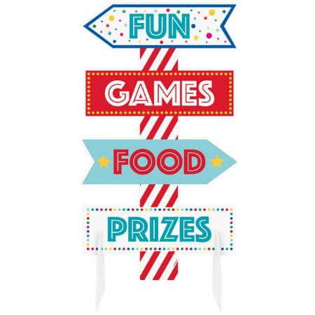 Circus Sign Table Centrepiece I The Greatest Showman Circus Party I My Dream Party Shop UK