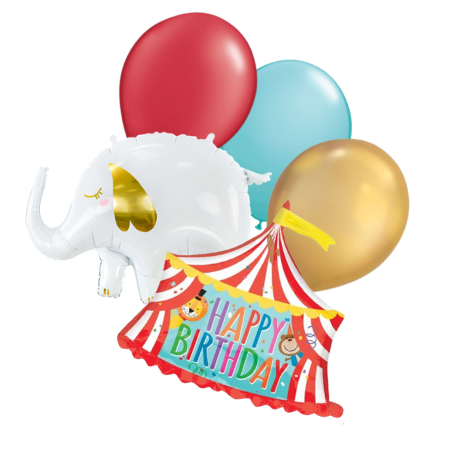 Circus Helium Balloon Sets (Inflated for collection)
