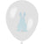 Easter Party Bunny Balloons with Pom Poms I Easter Party Decorations UK