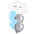 White Cloud Face Helium Supershape Balloon I Children's Balloons for Delivery Ruislip I My Dream Party Shop
