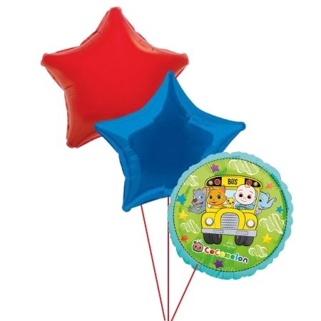 Cocomelon Helium Balloon Set for Collection Ruislip I My Dream Party Shop