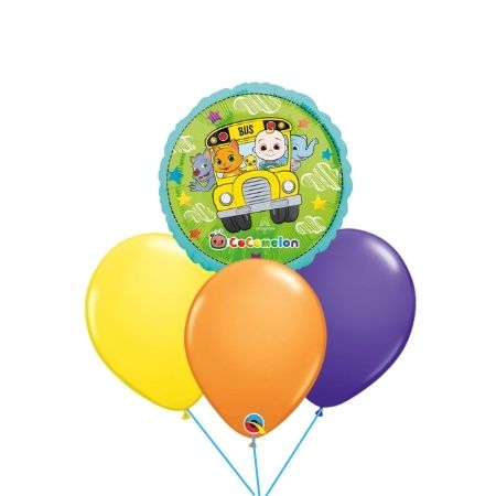 Cocomelon Helium Balloon Latex Set for Collection Ruislip I My Dream Party Shop