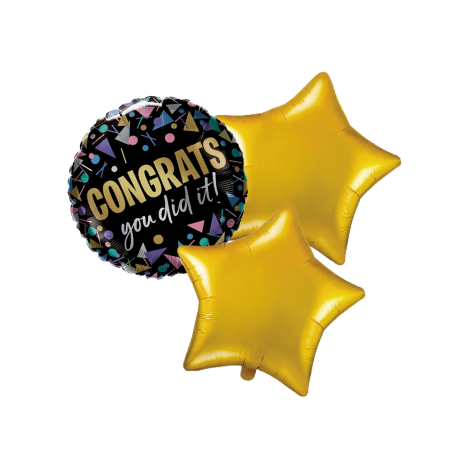 Congrats You Did It Helium Balloon Sets I Helium Balloons Ruislip I My Dream Party Shop