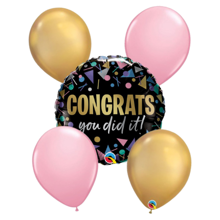 Congrats You Did It Helium Balloon Sets I Helium Balloons Ruislip I My Dream Party Shop