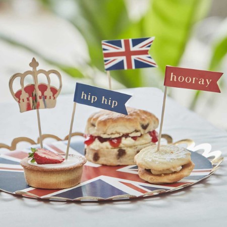 Royal Coronation Cupcake Toppers I Coronation Street Party Supplies I My Dream Party Shop UK