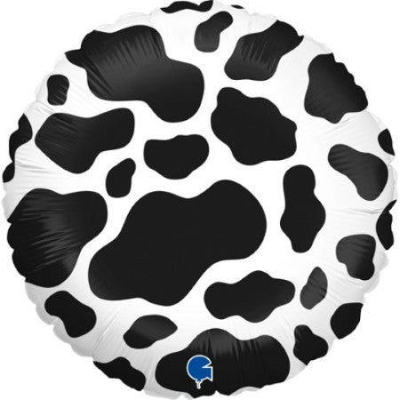 Cow Print Foil Balloon I Farm Party Supplies I My Dream Party Shop UK
