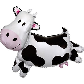 Cow Supershape Foil Balloon I Farmyard Party Supplies I My Dream Party Shop UK