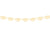 Cream Tissue Garland I Cream Decorations I UK