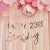 Customisable Rose Gold Milestone Birthday Garland I Modern Rose Gold Decor I My Dream Party Shop UK