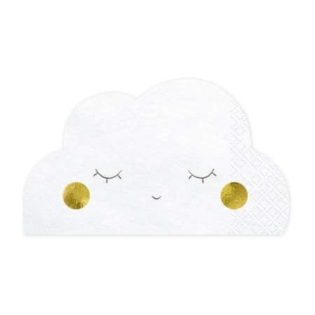 Cute Cloud Napkins I Baby Shower Tableware I UK
